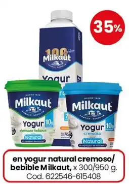 Coto Milkaut yogur natural oferta