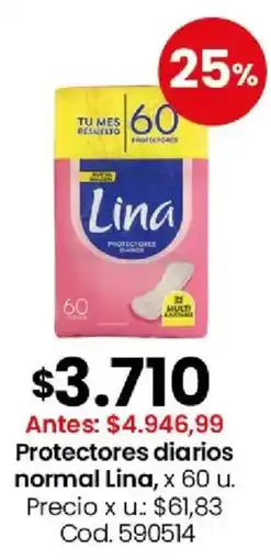Coto Lina protectores diarios normal oferta