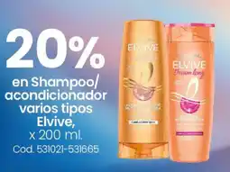 Coto Elvive shampoo/acondicionador oferta