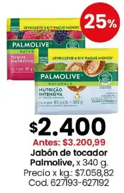 Coto Palmolive jabón de tocador oferta