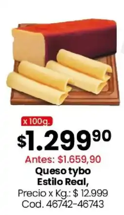Coto Queso tybo Estilo Real oferta