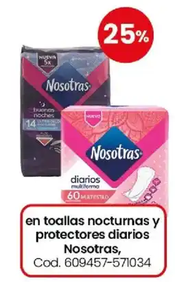 Coto Nosotras toallas nocturnas y protectores diarios oferta