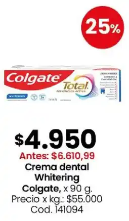 Coto Colgate crema dental whitening oferta