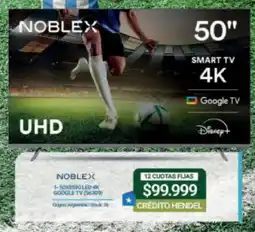 Hendel Noblex smart tv 50" oferta