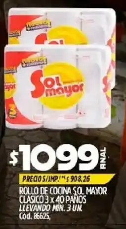 Supermercados Yaguar Sol mayor rollo de cocina clasico oferta
