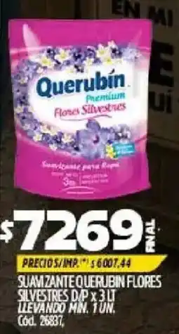 Supermercados Yaguar Querubín suavizante para ropas flores silvestres oferta