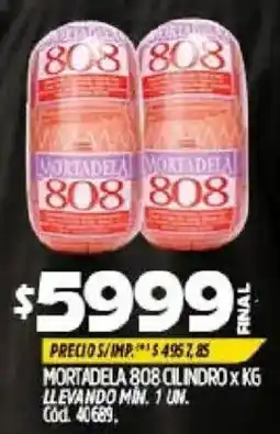 Supermercados Yaguar 808 mortadela oferta