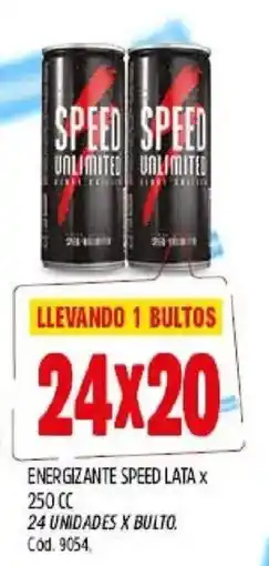 Supermercados Yaguar Speed unlimited energizante oferta