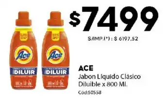 Diarco Ace jabon liquido clasico oferta