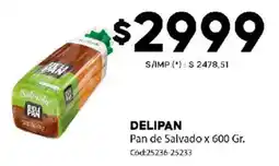Diarco Delipan pan de salvado oferta