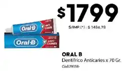 Diarco Oral B dentífrico anticaries oferta