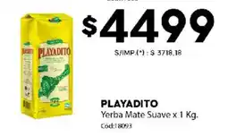 Diarco Playadito yerba mate suave oferta