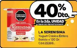 Diarco La serenisima yogur clásico entero batido oferta