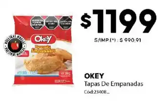 Diarco Okey tapas de empanadas oferta