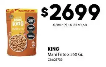 Diarco King maní frito oferta