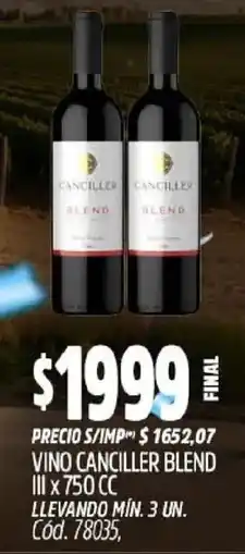 Supermercados Yaguar Canciller blend oferta