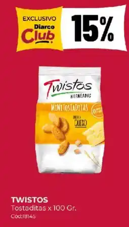 Diarco Twistos tostaditas oferta