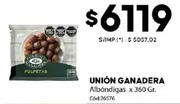 Diarco Unión ganadera albóndigas oferta