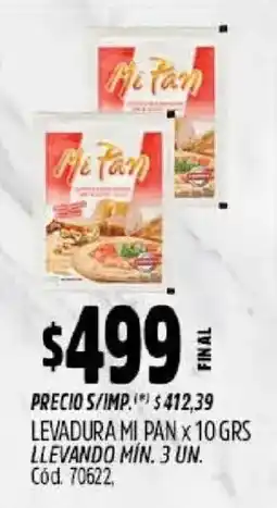 Supermercados Yaguar Me Pan levadura oferta