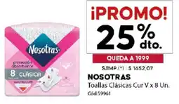 Diarco Nosotras toallas clásicas oferta