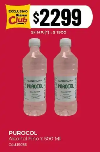 Diarco Purocol alcohol fino oferta