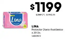 Diarco Lina protector diario anatómico oferta