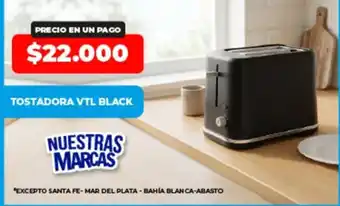 Nuestras Marcas tostadora vtl black