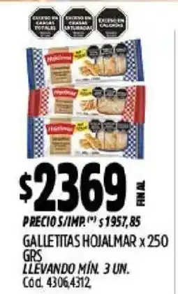 Supermercados Yaguar Hojalmar galletitas oferta