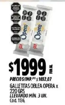 Supermercados Yaguar Operita galletitas oferta