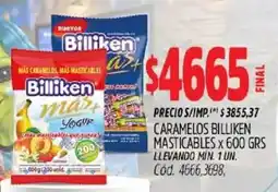 Supermercados Yaguar Billiken caramelos masticables oferta
