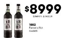 Diarco 1882 Fernet oferta
