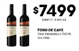 Diarco Fond de cave vino varietales oferta