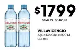 Diarco Villavicencio agua sin gas oferta
