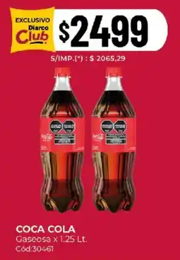 Diarco Coca cola gaseosa oferta