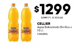 Diarco Cellier agua saborizada sin gas oferta
