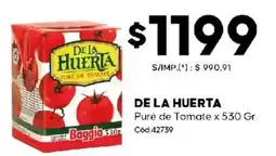 Diarco De la huerta puré de tomate oferta