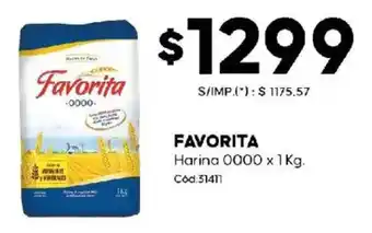 Diarco Favorita harina 0000 oferta