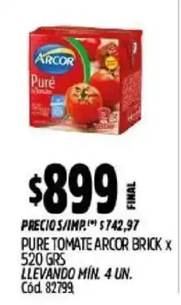 Supermercados Yaguar Arcor pure tomate oferta