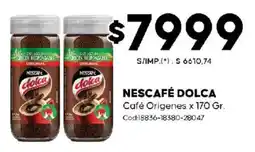 Diarco Nescafé Dolca Café Origines oferta