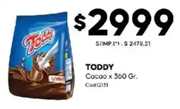 Diarco Toddy cacao oferta