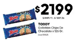 Diarco Toddy galletitas chips de chocolate oferta