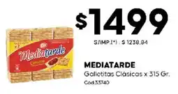 Diarco Mediatarde galletitas clásicas oferta