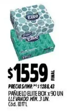 Supermercados Yaguar Elite pañuelo oferta