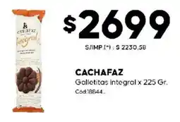 Diarco Cachafaz galletitas integral oferta
