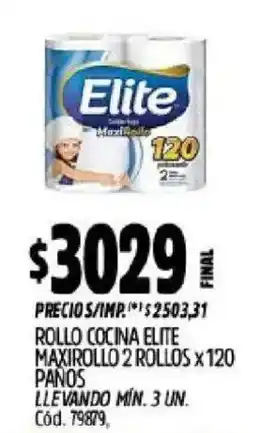 Supermercados Yaguar Elite rollo cocina maxirollo oferta