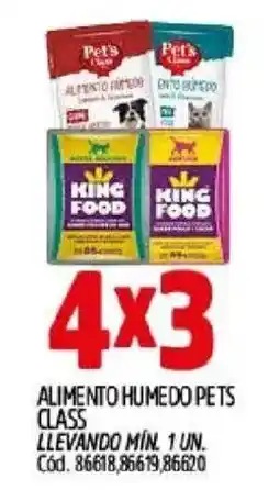 Supermercados Yaguar Pet's food alimento húmedo king food oferta