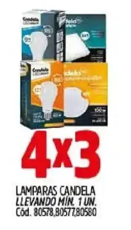 Supermercados Yaguar Candela lamparas oferta