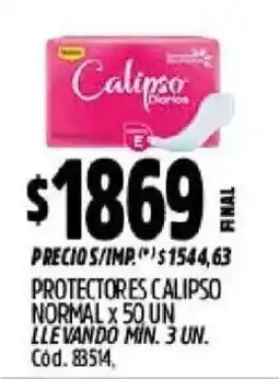 Supermercados Yaguar Calipso protectores oferta