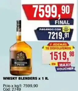 Maxiconsumo Blenders Pride whisky oferta