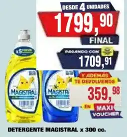 Maxiconsumo Magistral detergente oferta